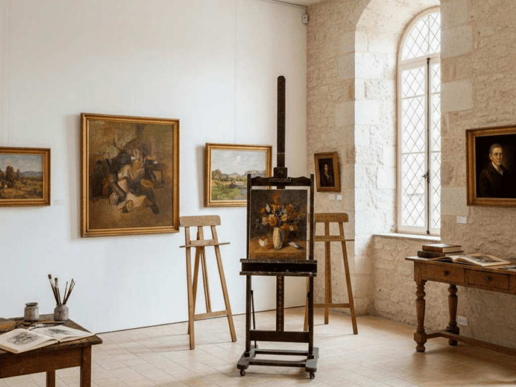 Art Gallery Books Art And Wine