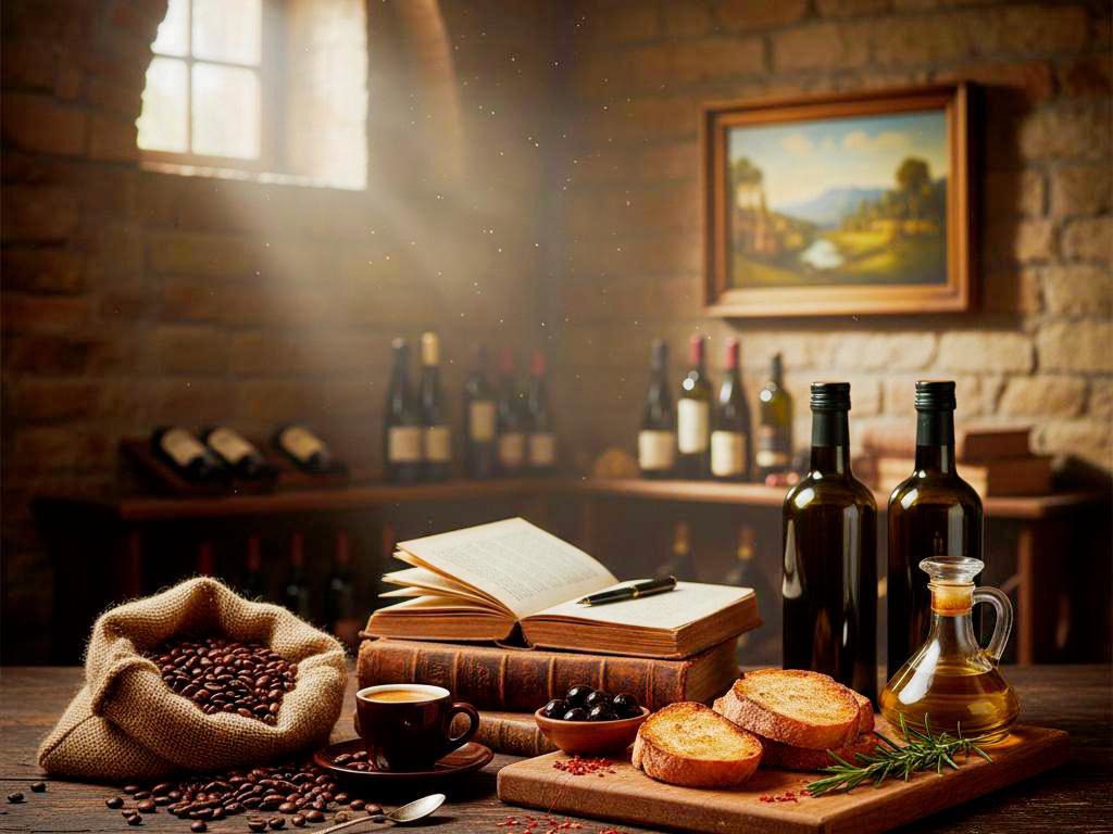 Dispensa Books Art and Wine